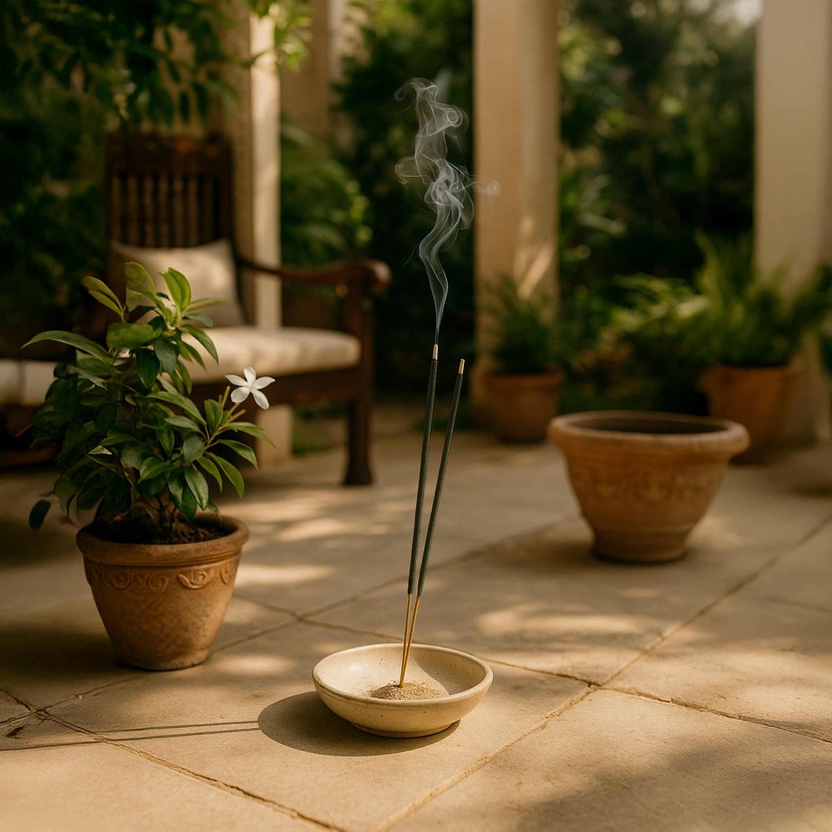 Manjari Handrolled Natural Incense Sticks Pack of 30 – Candles & Fragrances by HERITAGE BOX available on Brown Living™. . SKU: AG005TI. Img 1.