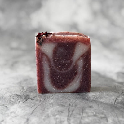 Manjistha Jasud Rosehip Handcrafted Cold Processed Soap – Soap on Brown Living™. SKU: MJR1002X. Img 1.