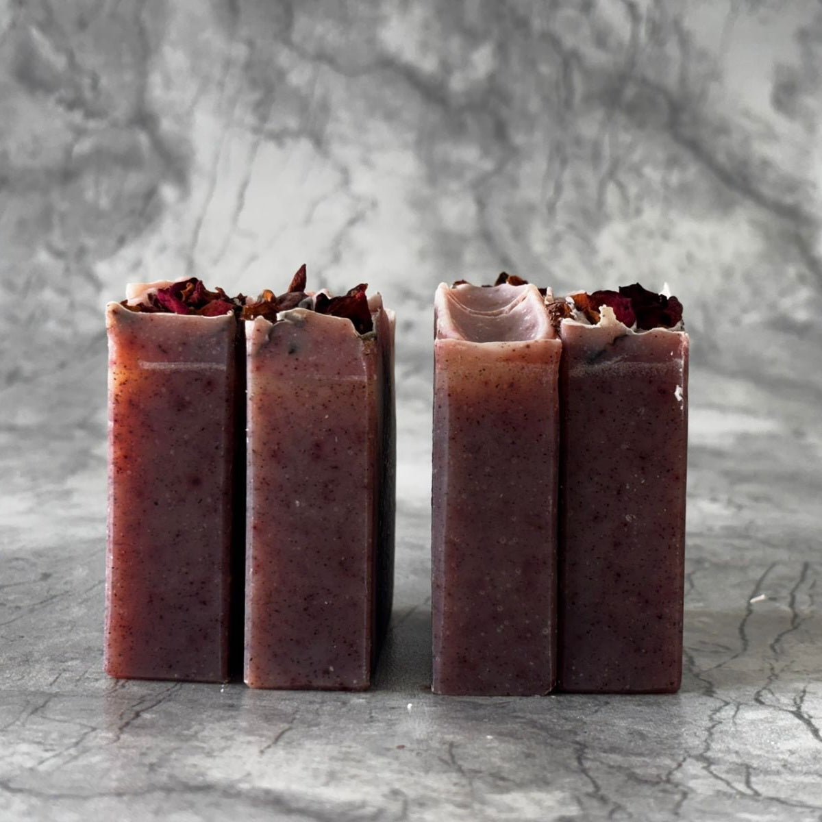 Manjistha Jasud Rosehip Handcrafted Cold Processed Soap – Soap on Brown Living™. SKU: MJR1002X. Img 3.