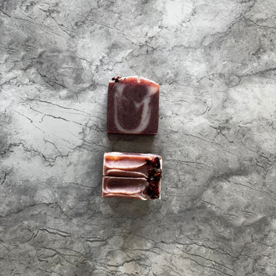 Manjistha Jasud Rosehip Handcrafted Cold Processed Soap – Soap on Brown Living™. SKU: MJR1002X. Img 4.