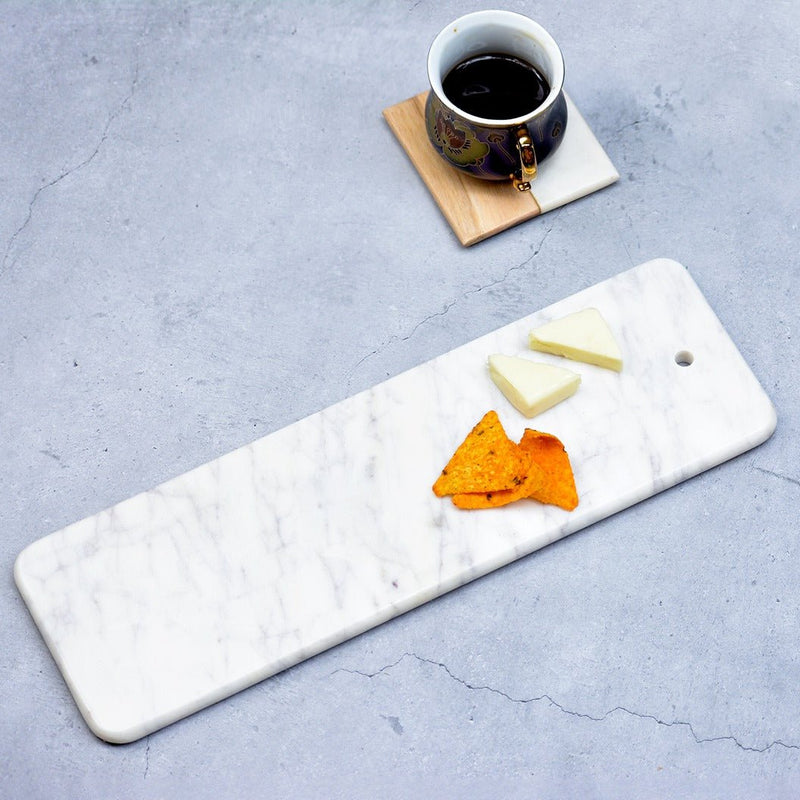 Marble Flat Cheese Board | Verified Sustainable Kitchen Tools on Brown Living™