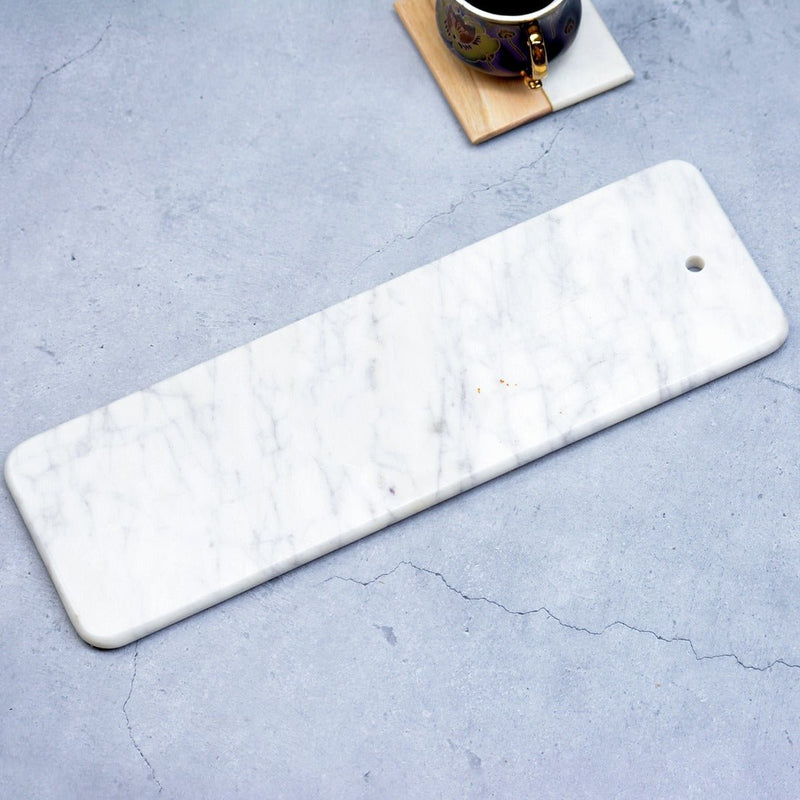 Marble Flat Cheese Board | Verified Sustainable Kitchen Tools on Brown Living™