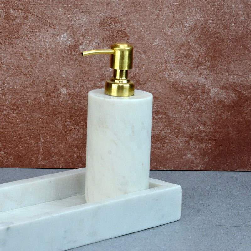 Marble Soap Dispenser | Verified Sustainable Home Decor on Brown Living™