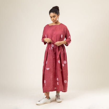 Maria Knot Upcycled Cotton Dress | Verified Sustainable by Brown Living™