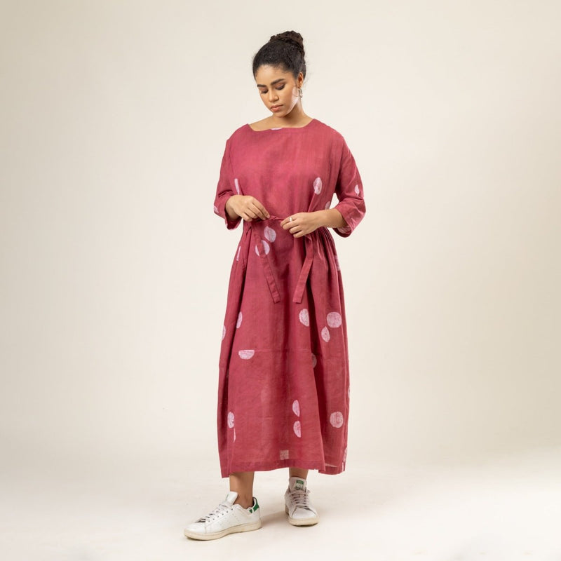 Maria Knot Upcycled Cotton Dress | Verified Sustainable Womens Dress on Brown Living™