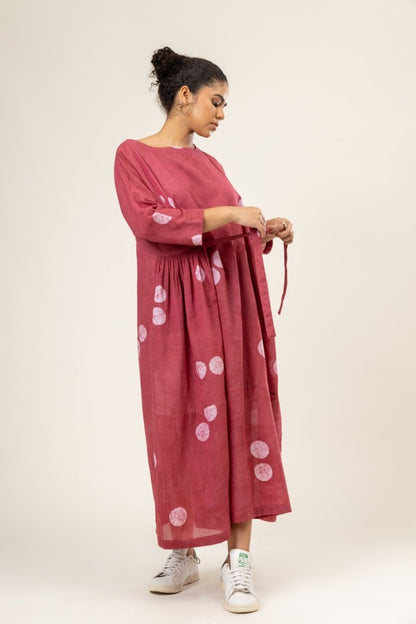 Maria Knot Upcycled Cotton Dress | Verified Sustainable by Brown Living™