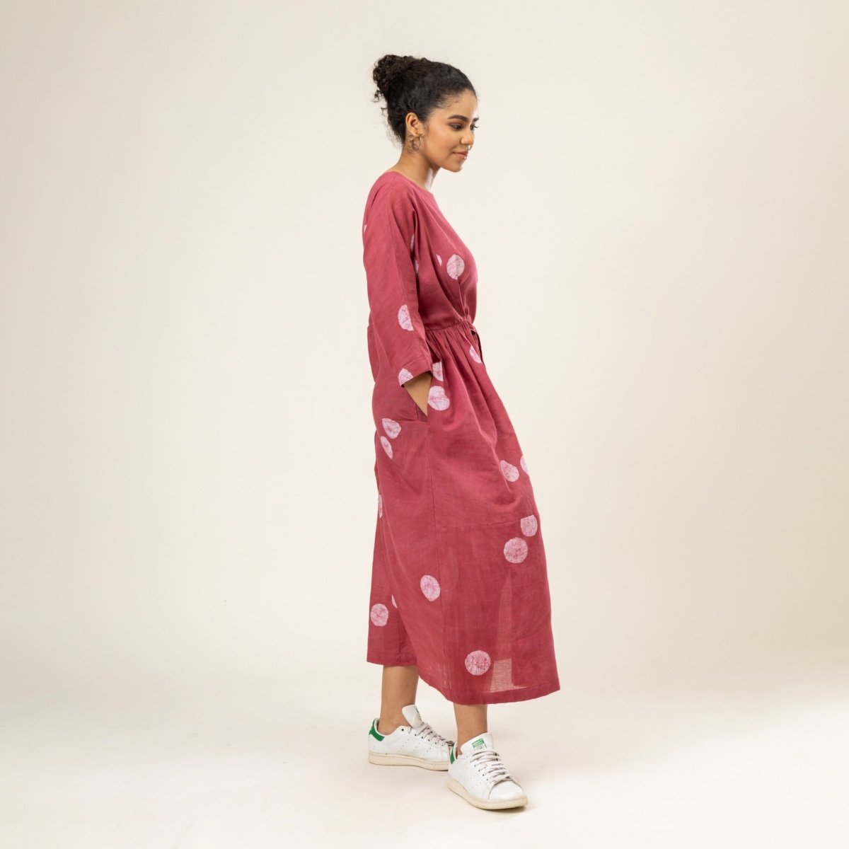 Maria Knot Upcycled Cotton Dress | Verified Sustainable by Brown Living™