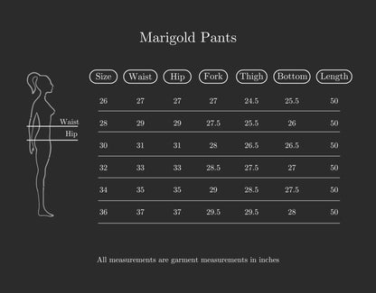 Marigold Pants - Brown - Hemp Tencel | Verified Sustainable by Brown Living™