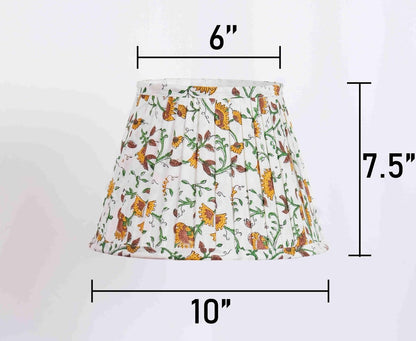 Marigold Pleated Empire Lampshade – Lamps & Lighting by Inara Home available on Brown Living™. . SKU: IHLS007. Img 4.