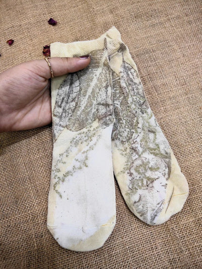 Marigold Steps Pure Cotton Socks | Soft Breathable Everyday Socks – Womens Socks on Brown Living™. SKU: Socks1. Img 2.