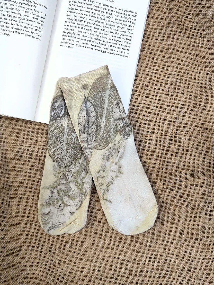 Marigold Steps Pure Cotton Socks | Soft Breathable Everyday Socks – Womens Socks on Brown Living™. SKU: Socks1. Img 1.