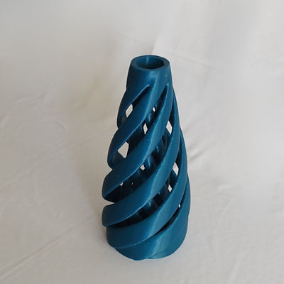 Marine Maelstrom Plant - Based Turquoise Green Vase – Home Decor on Brown Living™. SKU: MAMAEDPLTRA084. Img 3.