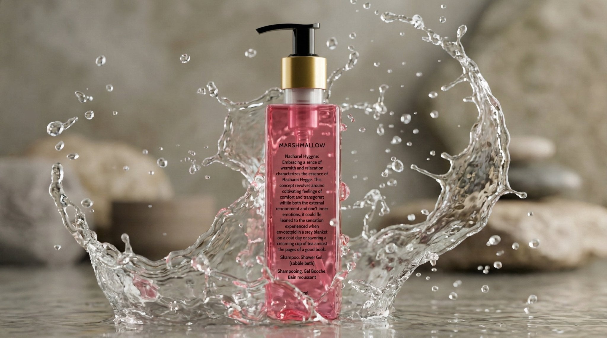 Marshmallow Shower Gel Soft Sweet Fragrance Body Wash – Body Wash on Brown Living™. SKU: NCH019. Img 2.