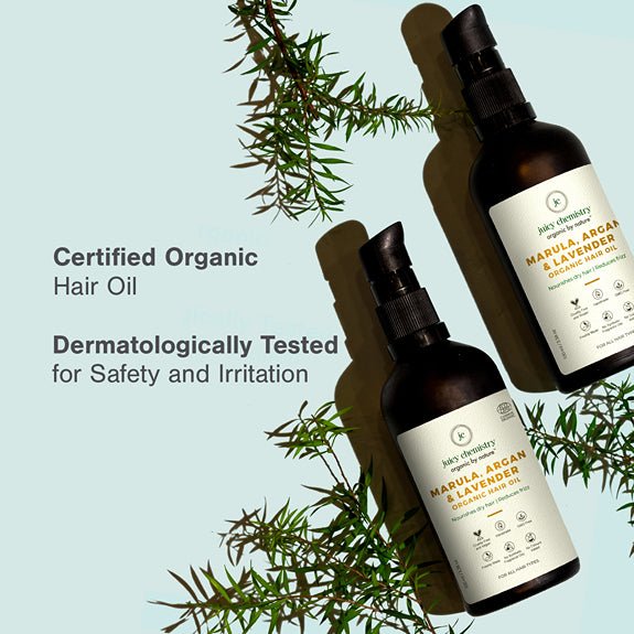 Marula, Argan & Lavender Organic Deep Conditioning Hair Oil for Hair Loss | Verified Sustainable by Brown Living™