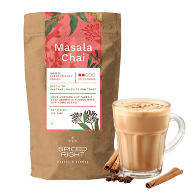 Masala Chai - Traditional Indian Tea Spice, No Fillers – Seasonings & Spices on Brown Living™. SKU: SRMC. Img 1.