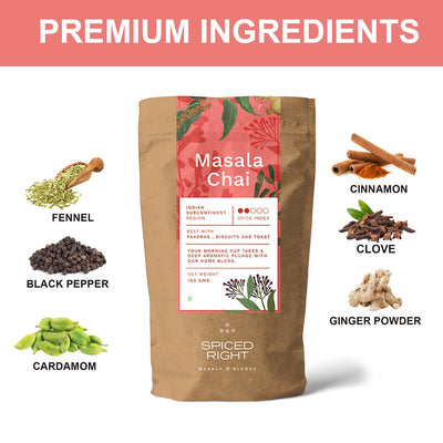 Masala Chai - Traditional Indian Tea Spice, No Fillers – Seasonings & Spices on Brown Living™. SKU: SRMC. Img 6.
