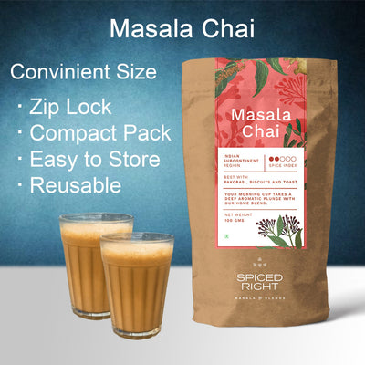 Masala Chai - Traditional Indian Tea Spice, No Fillers – Seasonings & Spices on Brown Living™. SKU: SRMC. Img 3.