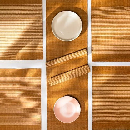 Masland Placemats & Runner Set - (Set of 7) – Table Linens on Brown Living™. SKU: MKMASS009D. Img 9.