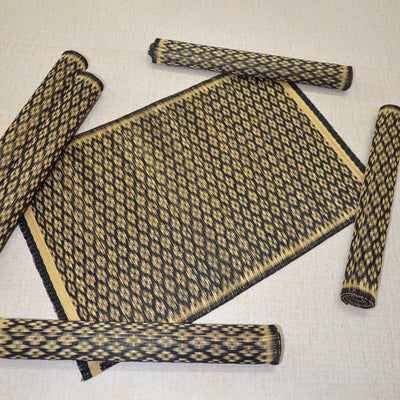 Masland Placemats - (Set of 6) – Table Linens on Brown Living™. SKU: MKMMAT012B - n. Img 2.