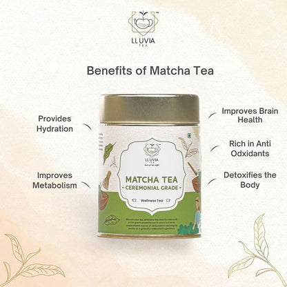 Matcha Ceremonial Grade| Premium Quality and Rich Flavor - 50g | Verified Sustainable by Brown Living™