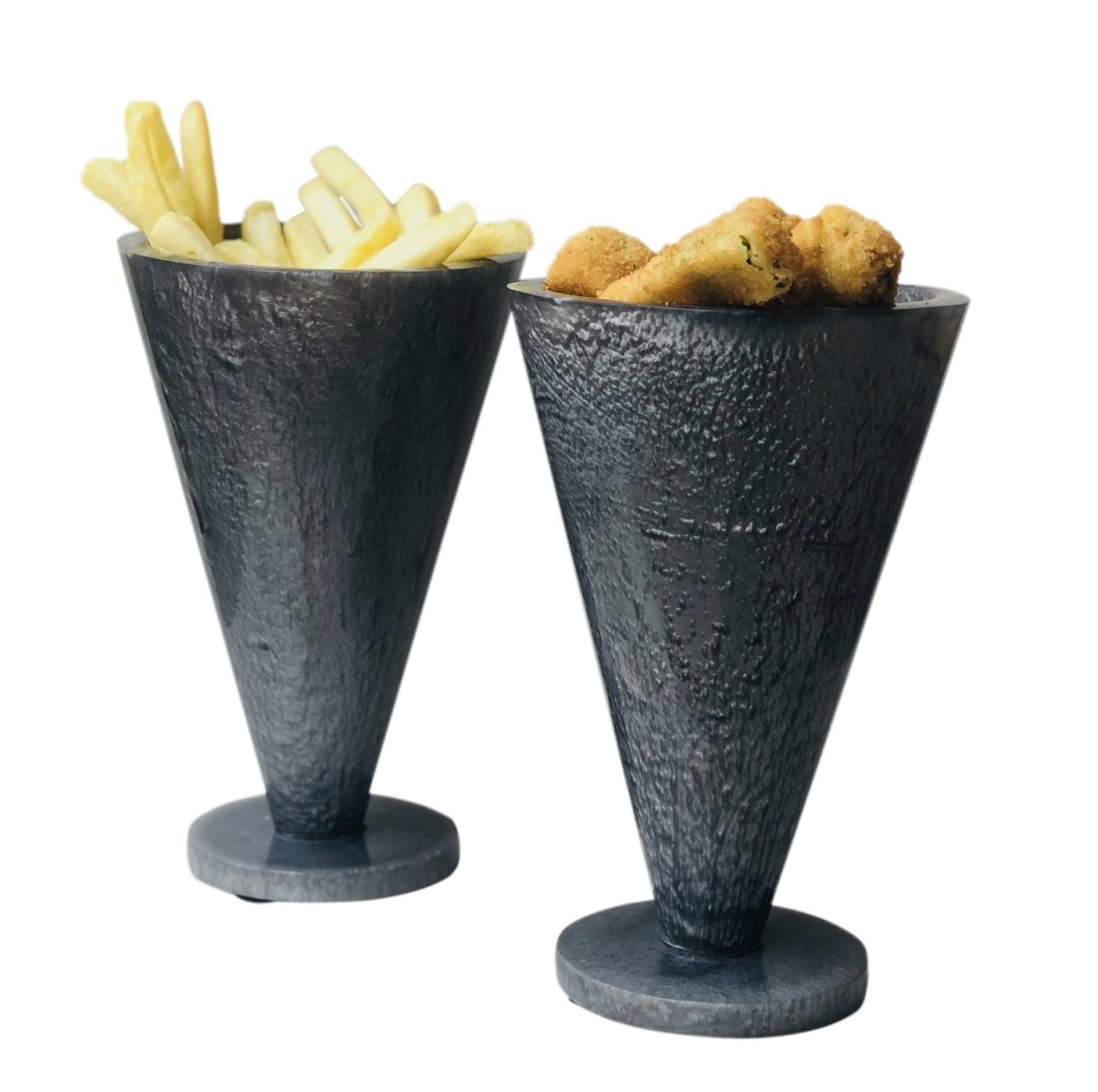 MDFCone Snack Holder (Pink) - Set of 2 – Home Decor by The Mohraj available on Brown Living™. Black . SKU: ConeB. Img 2.
