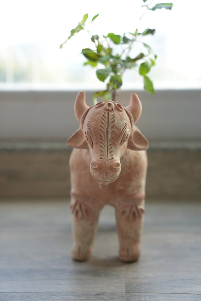 Meadow Cow Earthen Planter – Pots & Planters on Brown Living™. SKU: A0_plt_0056. Img 3.