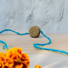 Meadow Magic Small Circle Eco - Friendly Rakhi with Free Roli & Seeds! | Verified Sustainable by Brown Living™