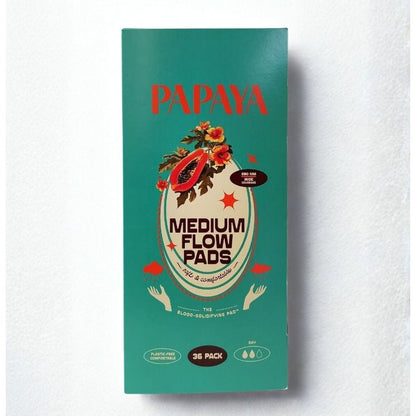 Medium Flow Menstrual Pads Pack of 36 | Comfortable & Absorbent – Sanitary Pad on Brown Living™. SKU: PPMF36. Img 1.