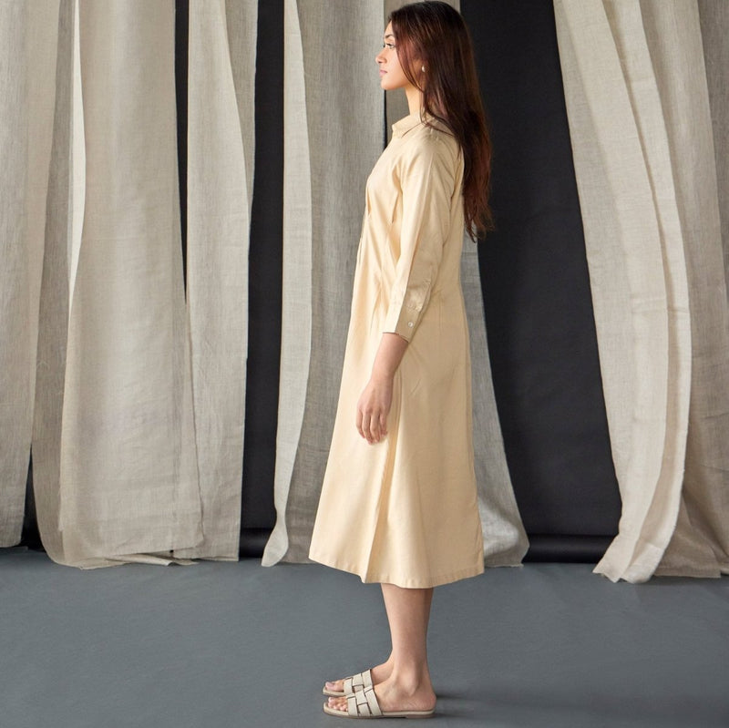 Mellow Fitted Shirt Dress | Verified Sustainable by Brown Living™