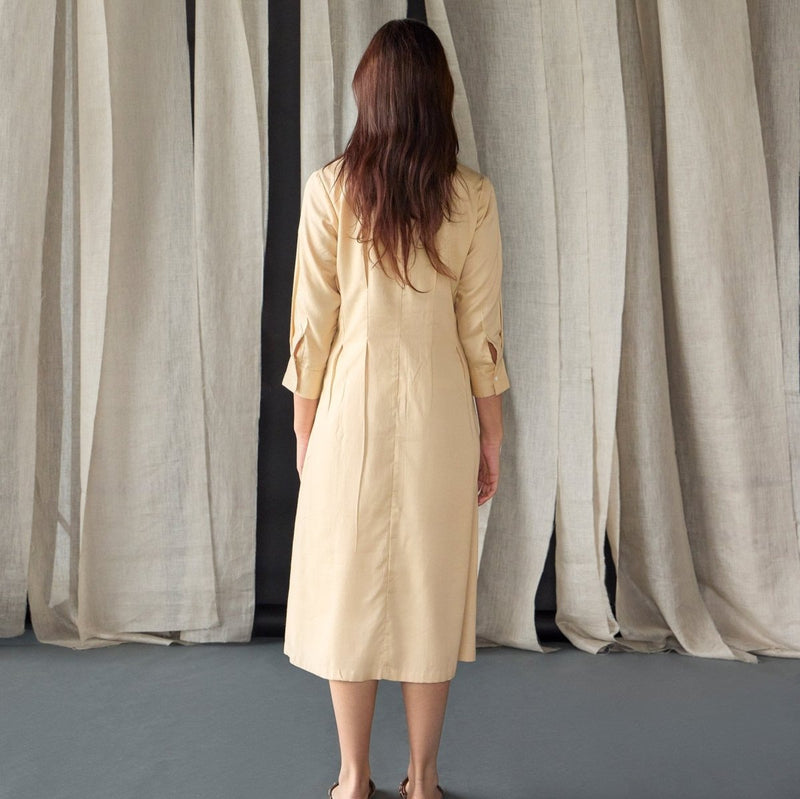 Mellow Fitted Shirt Dress | Verified Sustainable by Brown Living™