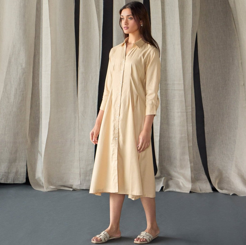 Mellow Fitted Shirt Dress | Verified Sustainable by Brown Living™