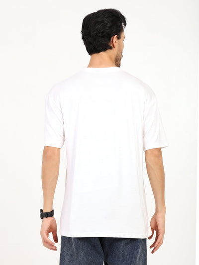 Men Oversized Bamboo T-Shirt – Soft, Breathable & Sustainable Fit – Mens T-Shirt on Brown Living™. SKU: M-LAZY-BETRY-WHIT-S. Img 20.