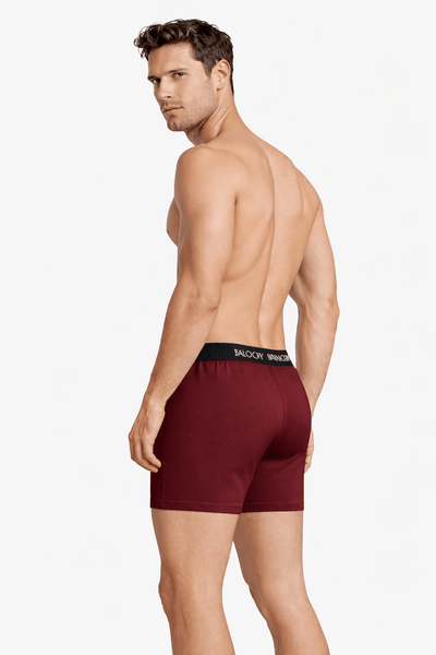 Men’s Bamboo Boxers - Ultra - Soft Comfort | Pack of 2 – Mens Underwear on Brown Living™. SKU: M-UNDWR-TRUNK-BLK-GRY-S. Img 8.