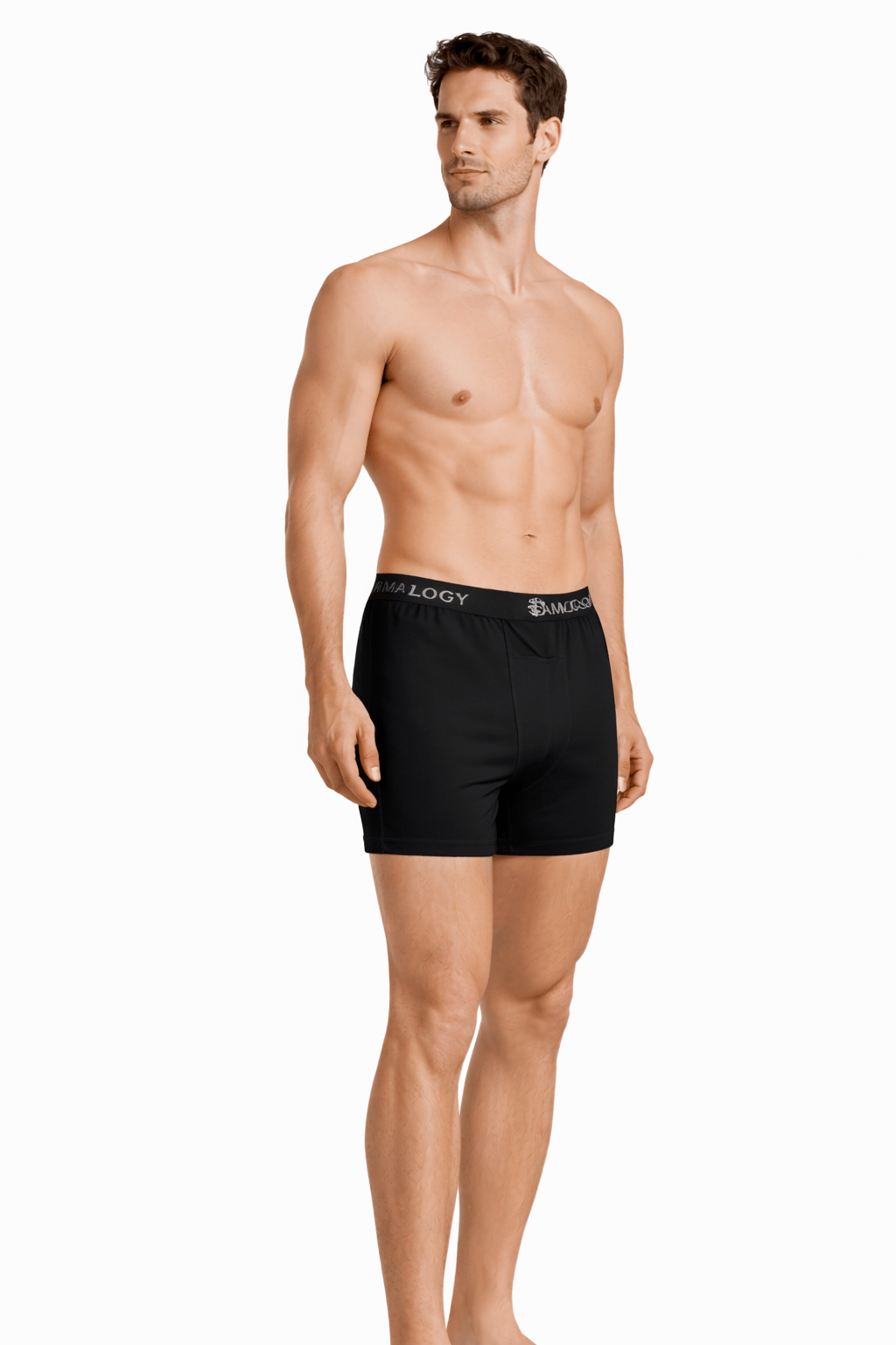 Men’s Bamboo Boxers - Ultra - Soft Comfort | Pack of 2 – Mens Underwear on Brown Living™. SKU: M-UNDWR-TRUNK-NVY-MRON-S. Img 13.