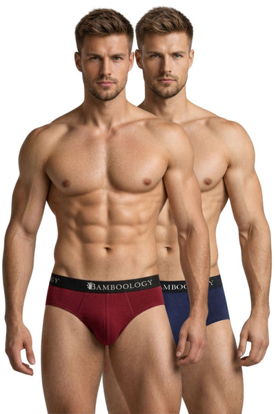 Men’s Bamboo Fabric Frenchie Fit Underwear – Mens Underwear on Brown Living™. SKU: MENS-FRENCHIE-NAVY-MARON-S-n. Img 20.