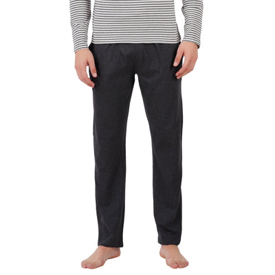 Men’s Grey Melange Nightwear Set | Comfortable Cotton Sleepwear – Mens Pyjama on Brown Living™. SKU: ARZIKI097-GREYMELANGE-M. Img 5.