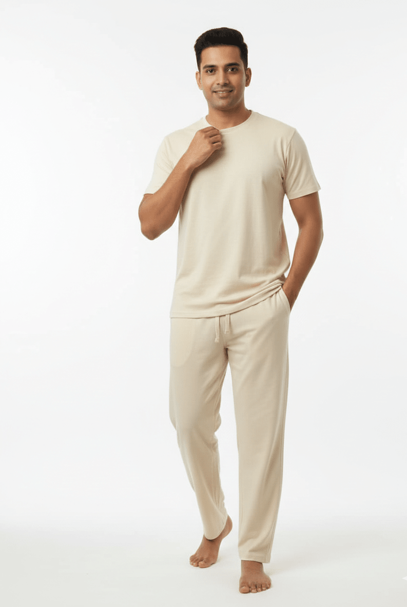 Men’s Herbal - Infused Printed crew neck T-Shirt & withoutprint tee – Mens T-Shirt on Brown Living™. SKU: 3117001-002-00. Img 9.