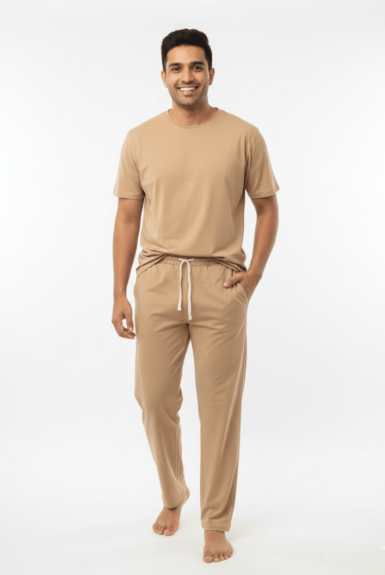 Men’s Herbal - Infused Printed crew neck T-Shirt & withoutprint tee – Mens T-Shirt on Brown Living™. SKU: 3117001-002-02. Img 6.