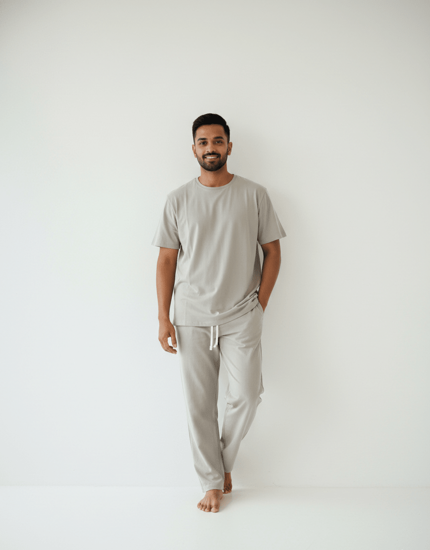 Men’s Herbal - Infused Printed crew neck T-Shirt & withoutprint tee – Mens T-Shirt on Brown Living™. SKU: 3117001-002-05. Img 8.