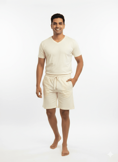 Men’s Herbal Infused V Neck Tee Shirt – Mens T-Shirt on Brown Living™. SKU: 3117004-002-00. Img 5.