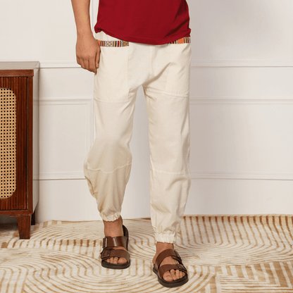 Men's Hopper | Cream | Fits Waist Sizes 28 to 38 Inches – Mens Pyjama by Hope - House of Pure Eco available on Brown Living™. . SKU: HOP - AT22. Img 6.