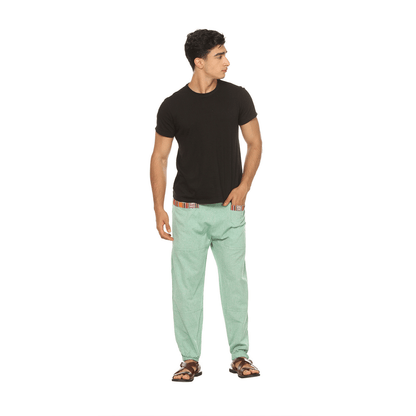Men's Hopper | Green | Fits Waist Sizes 28 to 38 Inches – Mens Pyjama by Hope - House of Pure Eco available on Brown Living™. . SKU: HOP - AT47. Img 2.