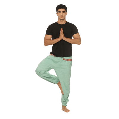 Men's Hopper | Green | Fits Waist Sizes 28 to 38 Inches – Mens Pyjama by Hope - House of Pure Eco available on Brown Living™. . SKU: HOP - AT47. Img 5.