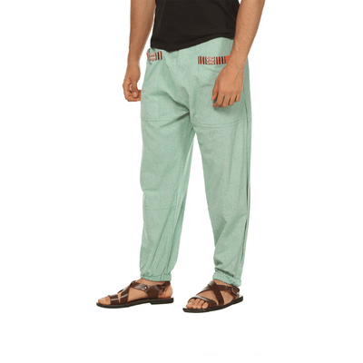 Men's Hopper | Green | Fits Waist Sizes 28 to 38 Inches – Mens Pyjama by Hope - House of Pure Eco available on Brown Living™. . SKU: HOP - AT47. Img 1.