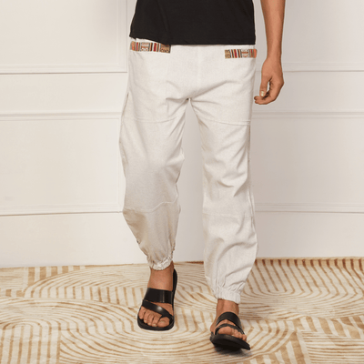 Men's Hopper | Melange Grey | Fits Waist Sizes 28 to 38 Inches – Mens Pyjama on Brown Living™. SKU: HOP - AT27. Img 7.