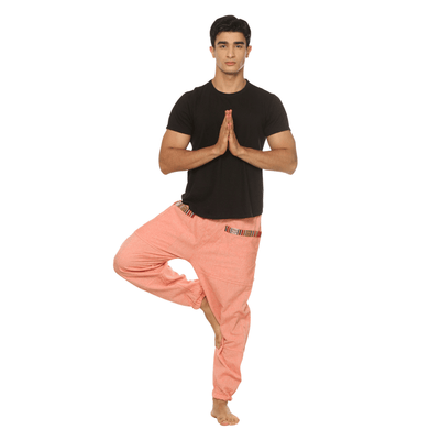 Men's Hopper | Orange | Fits Waist Sizes 28 to 38 Inches – Mens Pyjama on Brown Living™. SKU: HOP - AT42. Img 10.