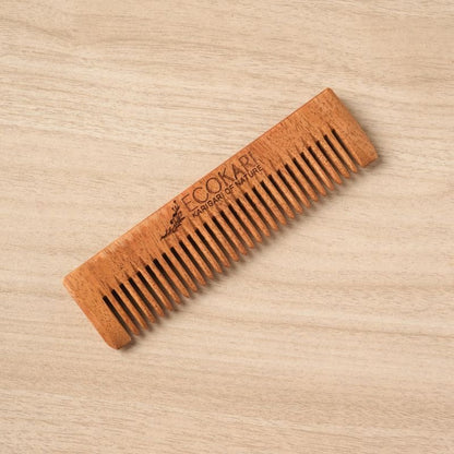 Men’s Neem Wooden Pocket Comb | Verified Sustainable by Brown Living™