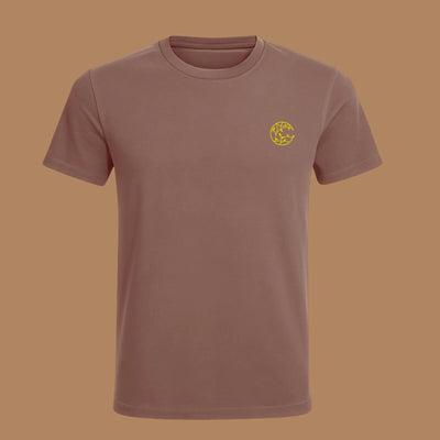 Men’s Organic T-Shirt – Plant Dyed, 0 Toxin, Anti - Microbial & Healthy – Mens T-Shirt on Brown Living™. SKU: BVM013BM. Img 4.