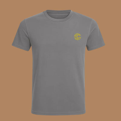 Men’s Organic T-Shirt – Plant Dyed, 0 Toxin, Anti - Microbial & Healthy – Mens T-Shirt on Brown Living™. SKU: BVM013MGM. Img 7.