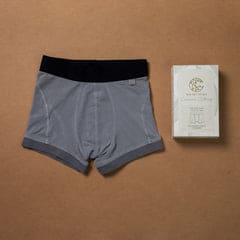 Men’s Organic Trunks –Plant - Dyed, Anti - Microbial, 0 Toxins (Pack of 1) – Mens Underwear on Brown Living™. SKU: BVM006MGS. Img 2.